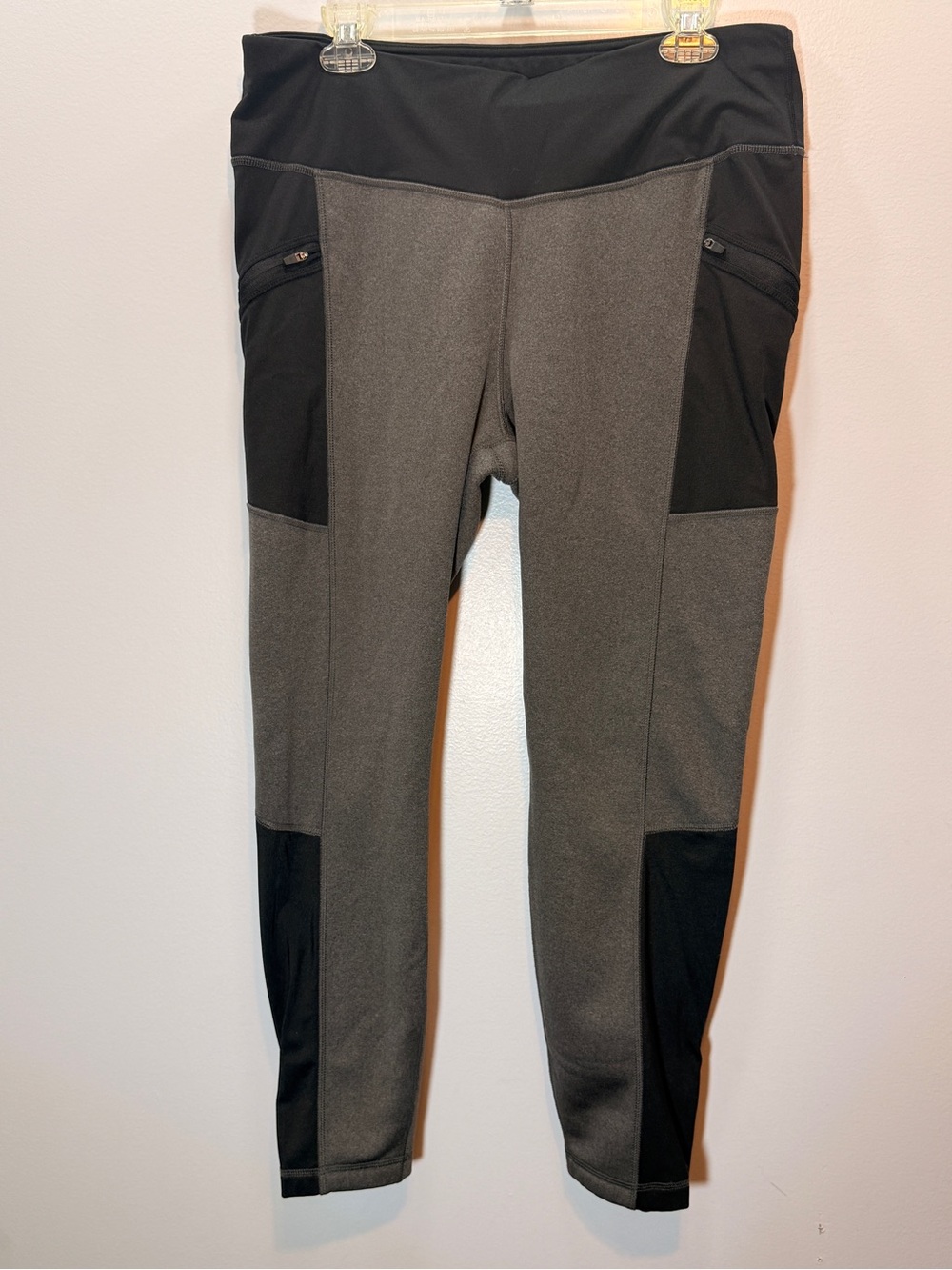 Active Life Black & Gray Colorblock Performance Joggers